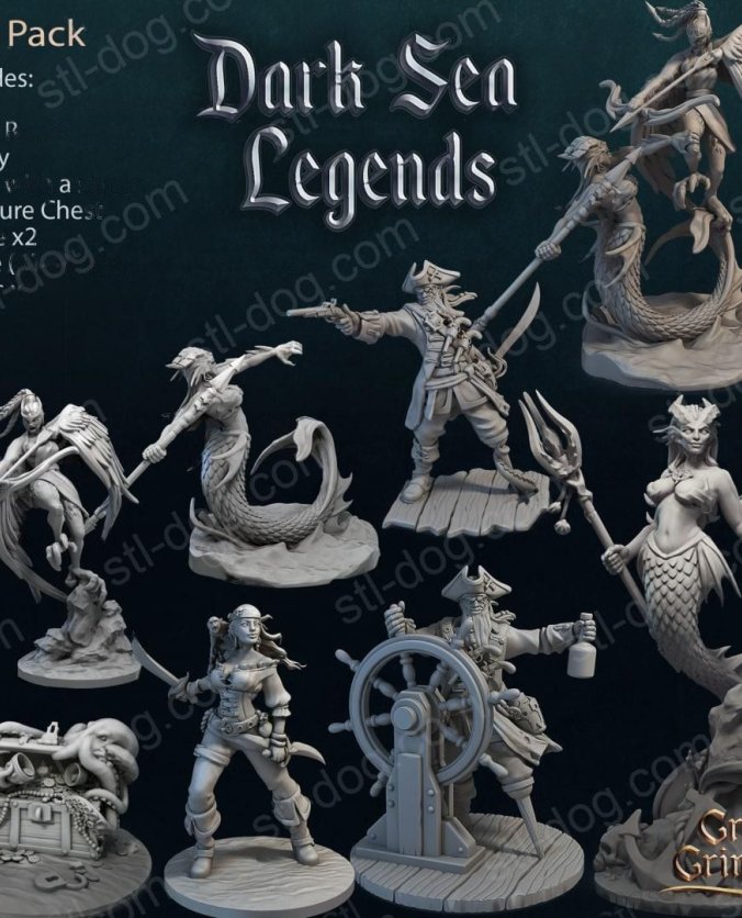 黑海传说(Dark Sea Legends) 3D打印图纸
